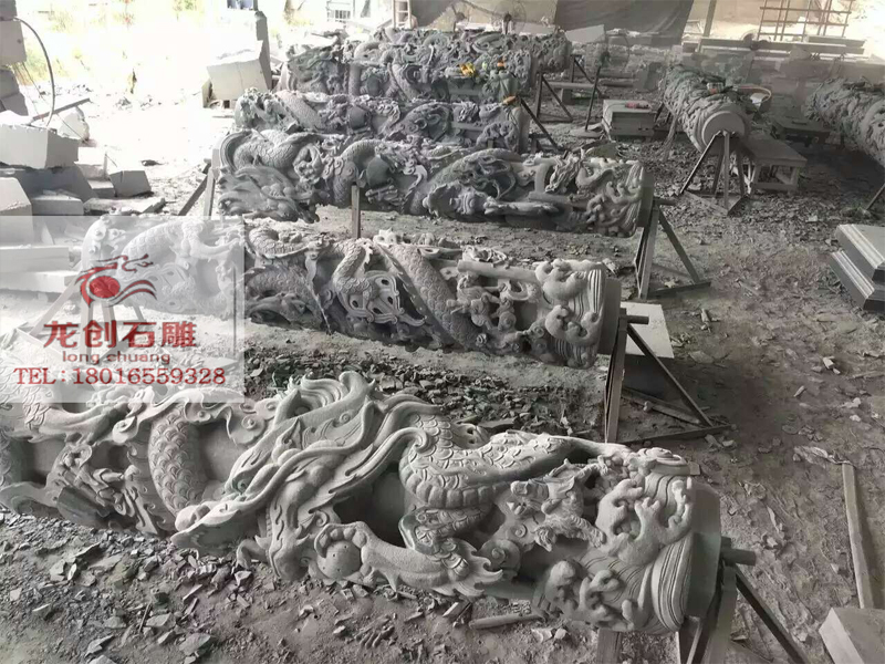 石雕龍柱批發(fā) 龍柱廠家 寺廟古建龍柱
