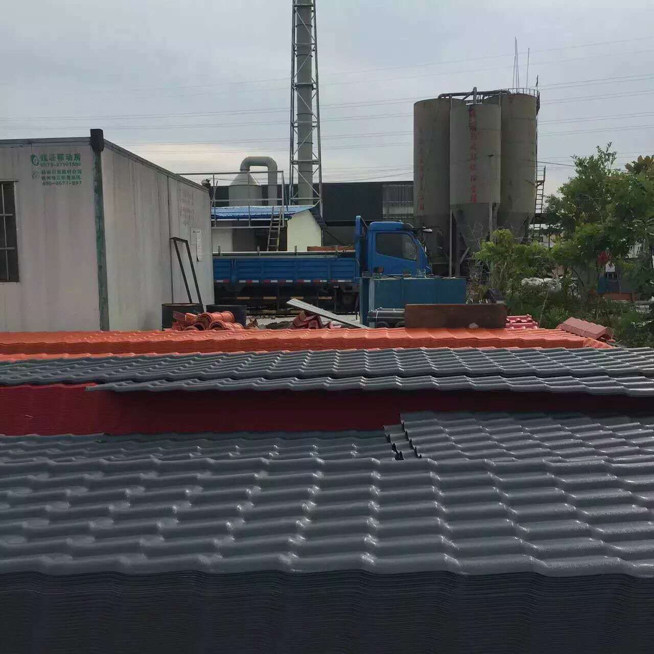 樹(shù)脂瓦圖片/樹(shù)脂瓦樣板圖 (1)