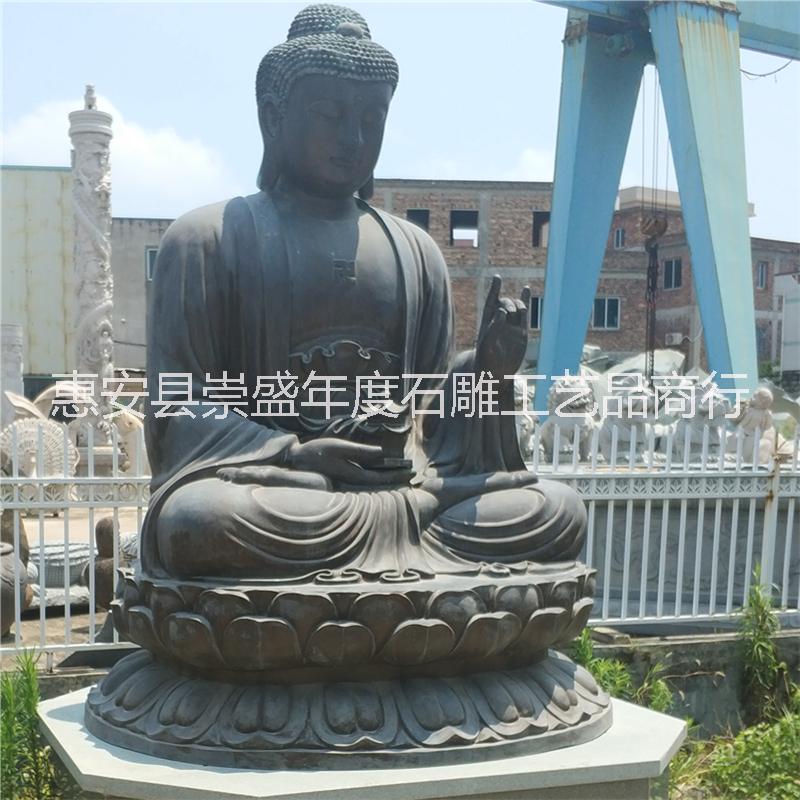 石雕花崗巖坐佛圖片/石雕花崗巖坐佛樣板圖 (4)