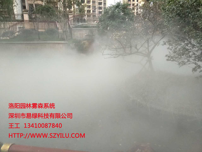 溫室大棚生態(tài)園假山人造霧機(jī) 霧噴霧森機(jī)