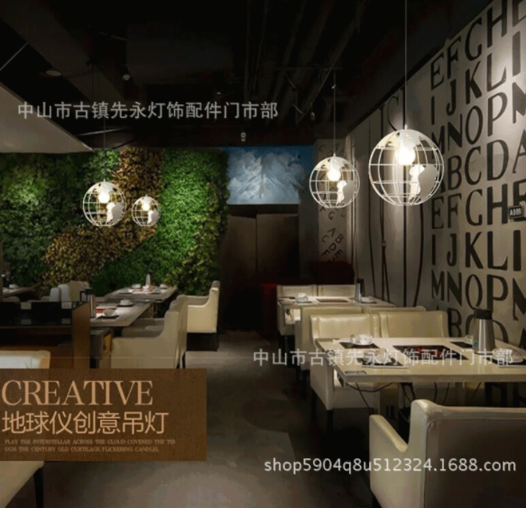個(gè)性地球儀吊燈圖片/個(gè)性地球儀吊燈樣板圖 (3)