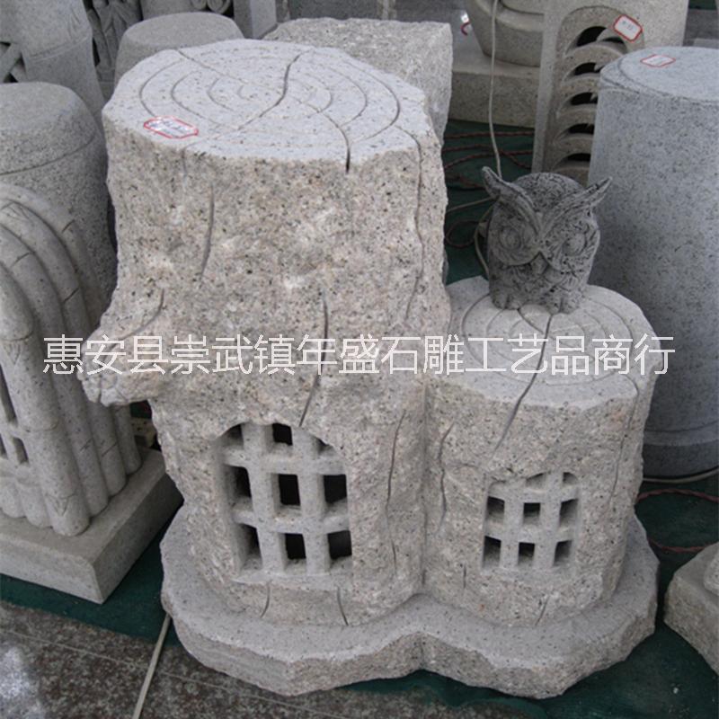 石雕仿古石燈圖片/石雕仿古石燈樣板圖 (1)