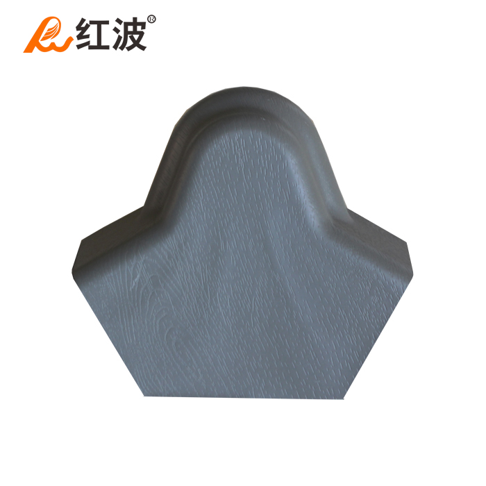 高波正脊瓦封頭 佛山樹脂瓦 樹脂瓦配件 正脊瓦 瓦封頭 高波瓦配件