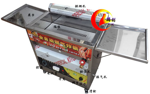 25型自動控溫燃氣油炸鍋圖片