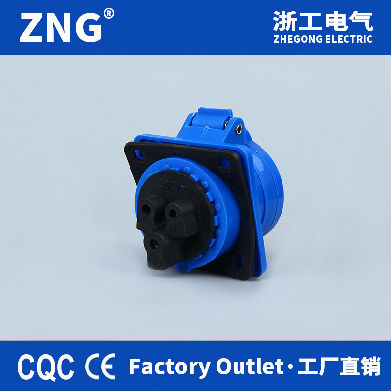 暗裝工業(yè)斜插座圖片/暗裝工業(yè)斜插座樣板圖 (3)