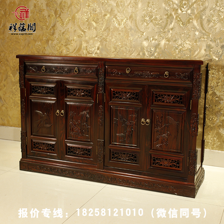 紅木餐邊柜圖片/紅木餐邊柜樣板圖 (3)