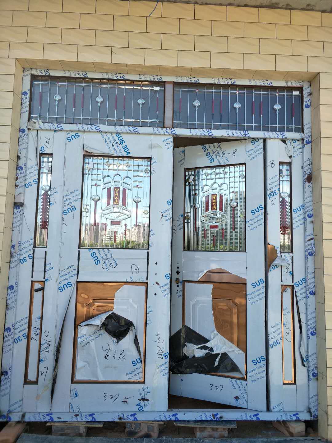 不銹鋼門圖片/不銹鋼門樣板圖 (3)