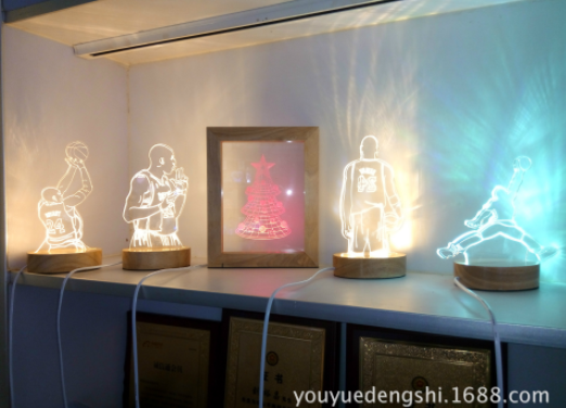 3D創(chuàng)意臺燈圖片/3D創(chuàng)意臺燈樣板圖 (1)
