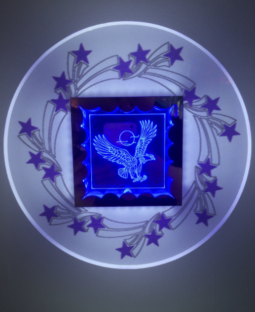 供應(yīng)3D創(chuàng)意壁燈  直銷3D創(chuàng)意壁燈 火爆款壁燈 亞克力小夜燈 3D創(chuàng)意壁燈廠家