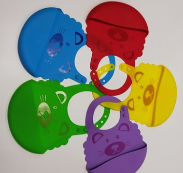 兒童卡通動(dòng)物圖案飯兜圖片/兒童卡通動(dòng)物圖案飯兜樣板圖 (3)