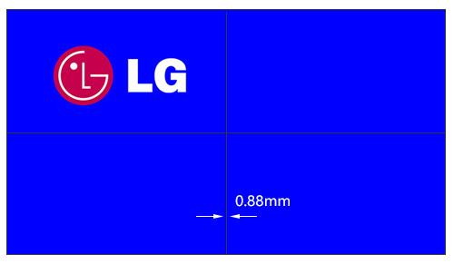 55寸0.44mm液晶拼接屏