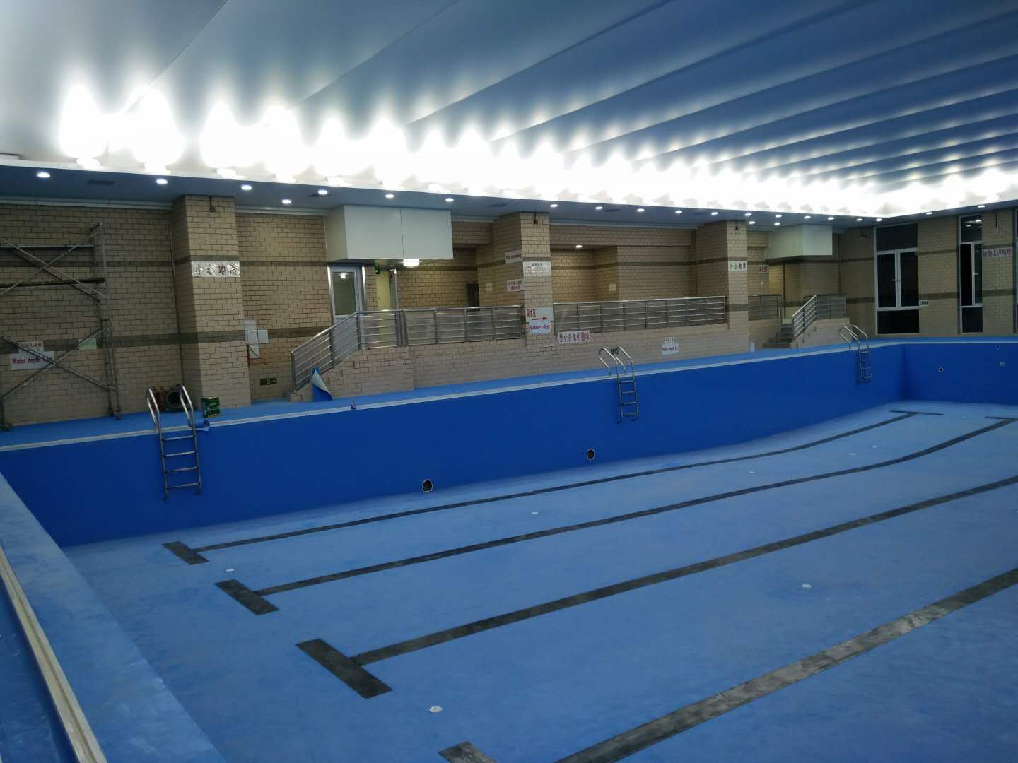 泳池膠膜怎么樣 泳池膠膜劃線圖片/泳池膠膜怎么樣 泳池膠膜劃線樣板圖 (1)