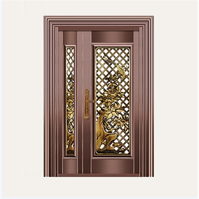 別墅大門鋁銅門圖片/別墅大門鋁銅門樣板圖 (1)