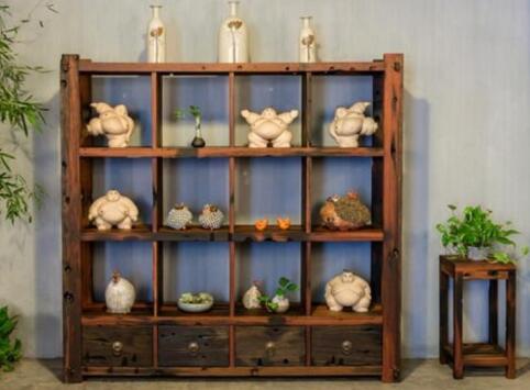 老船木博古架圖片/老船木博古架樣板圖 (3)