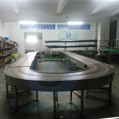 轉(zhuǎn)彎鏈板輸送機(jī)圖片
