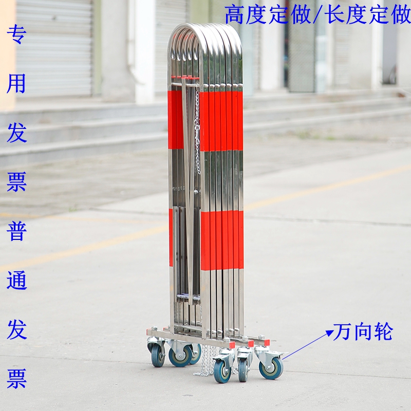 不銹鋼拱門式伸縮護欄安全圍欄圖片/不銹鋼拱門式伸縮護欄安全圍欄樣板圖 (2)