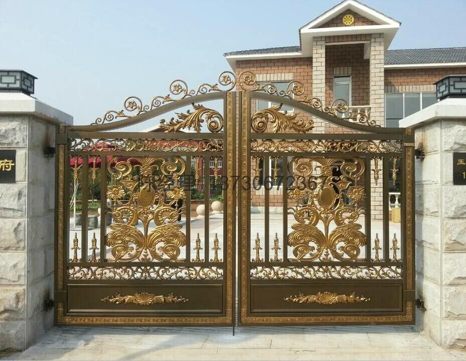 鋁藝庭院門圖片/鋁藝庭院門樣板圖 (3)