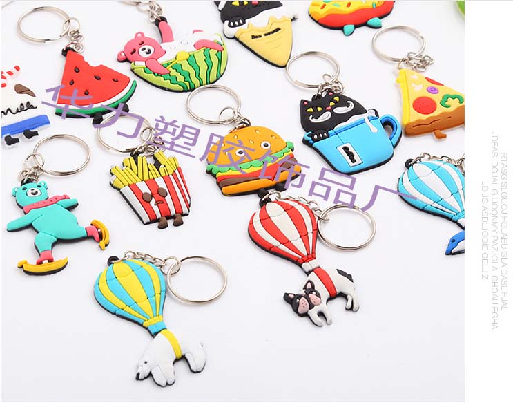 汽車卡通PVC軟膠鑰匙扣定做可愛(ài)創(chuàng)意動(dòng)漫鑰匙圈 掛件小禮品定制軟膠卡通鑰匙扣