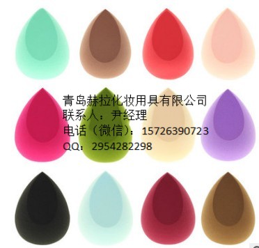 水滴頂切美妝蛋系列干濕兩用粉撲圖片