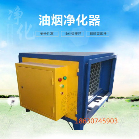 濟寧靜電式高壓10000風量廚房式油煙凈化器設備生產(chǎn)廠家 目測無油煙