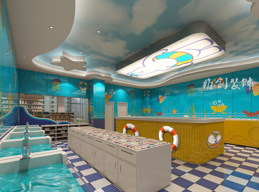 合肥母嬰店裝修，母嬰生活館裝修設(shè)計