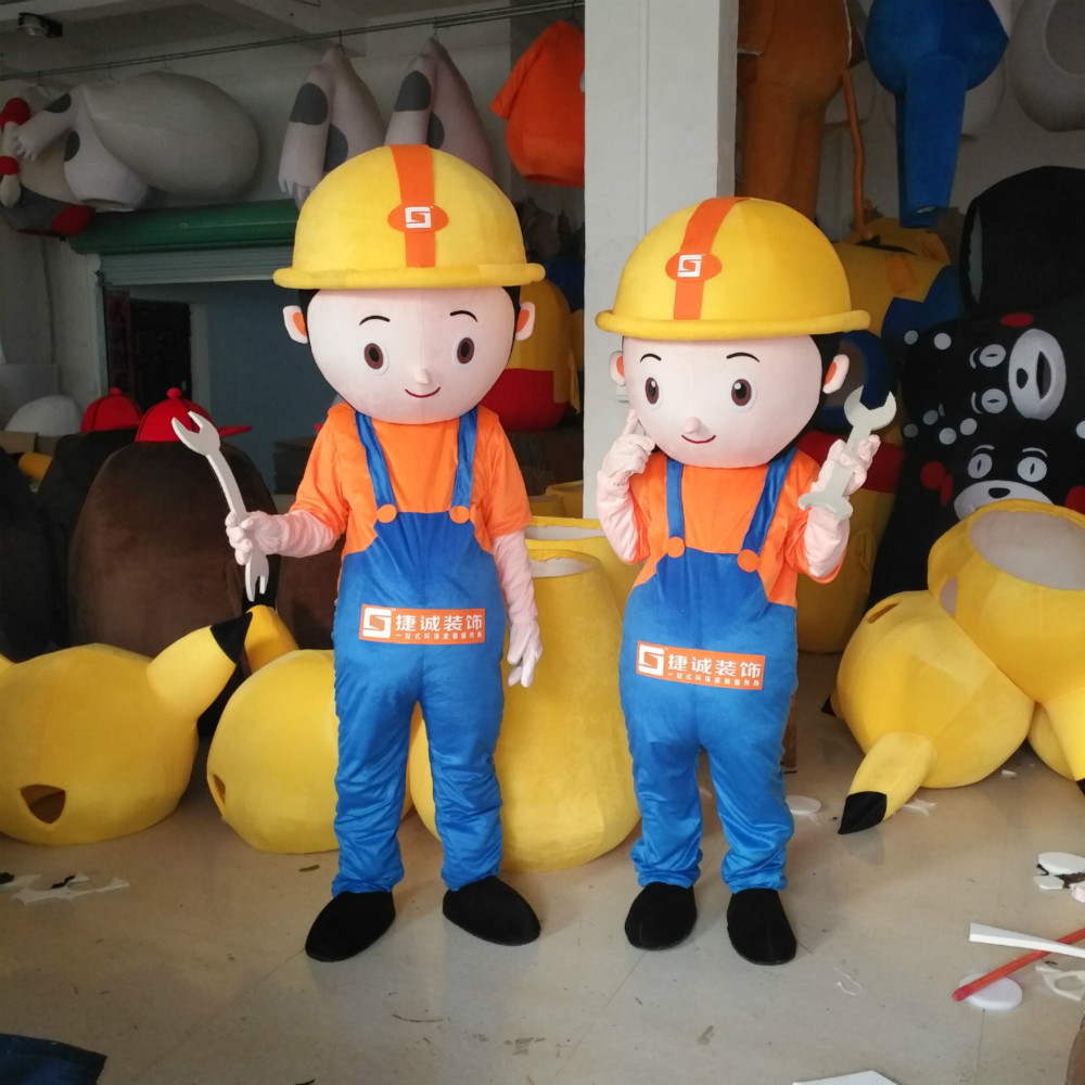 科尼消防員卡通人偶服裝訂做卡通服