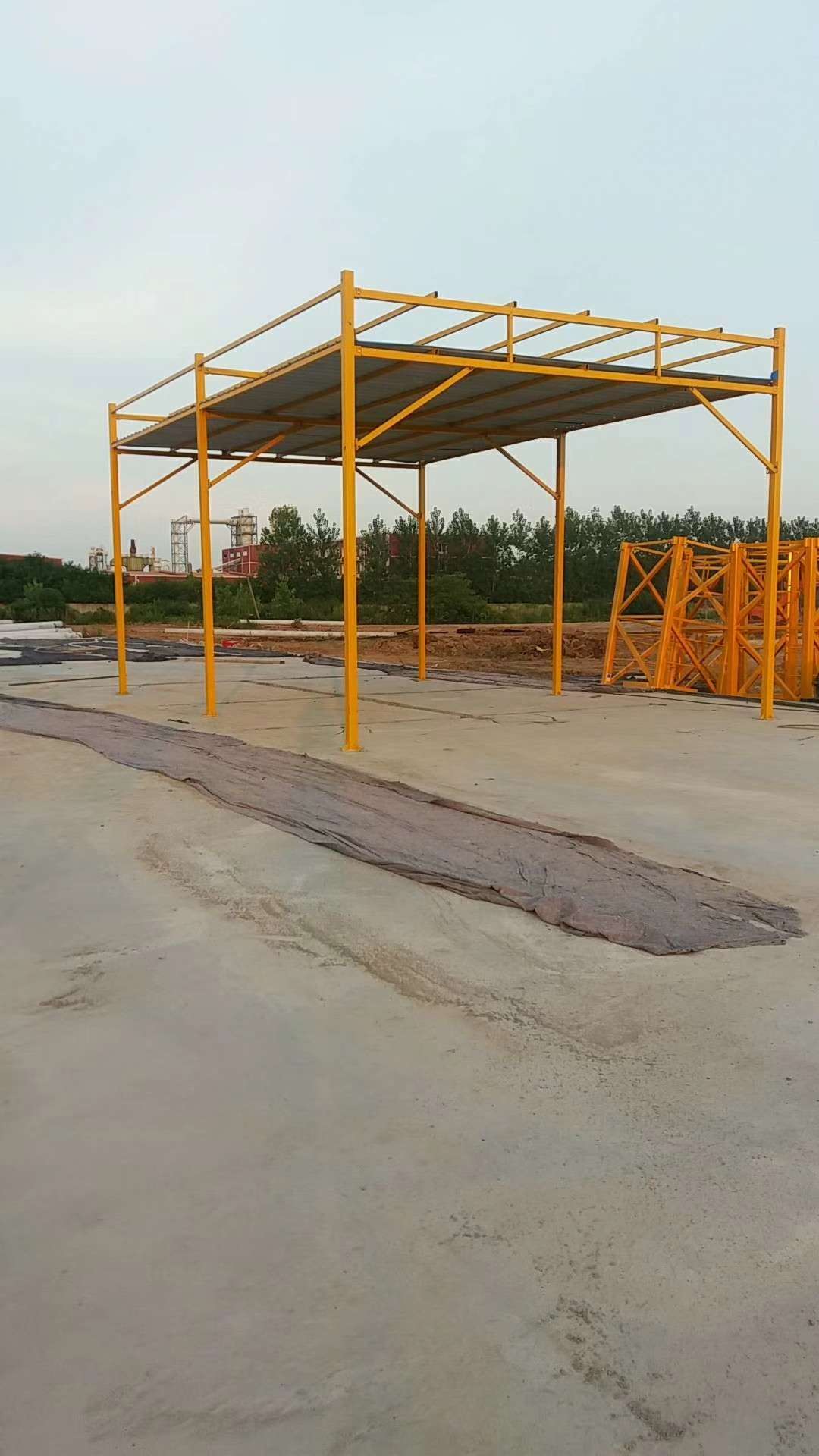 鋼筋加工棚圖片