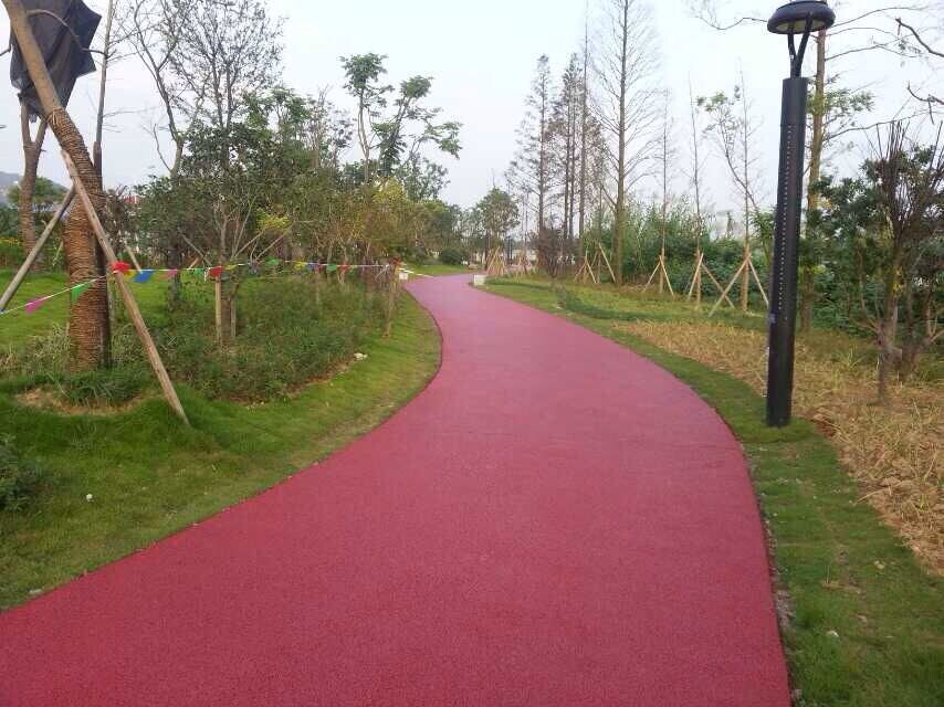 彩色透水瀝青圖片/彩色透水瀝青樣板圖 (2)