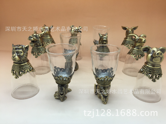 獸首洋酒杯圖片/獸首洋酒杯樣板圖 (2)