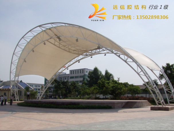 商業(yè)演出舞臺(tái)膜結(jié)構(gòu)社區(qū)廣場(chǎng)景觀舞臺(tái)遮陽棚張拉膜設(shè)計(jì)施工雙一級(jí)