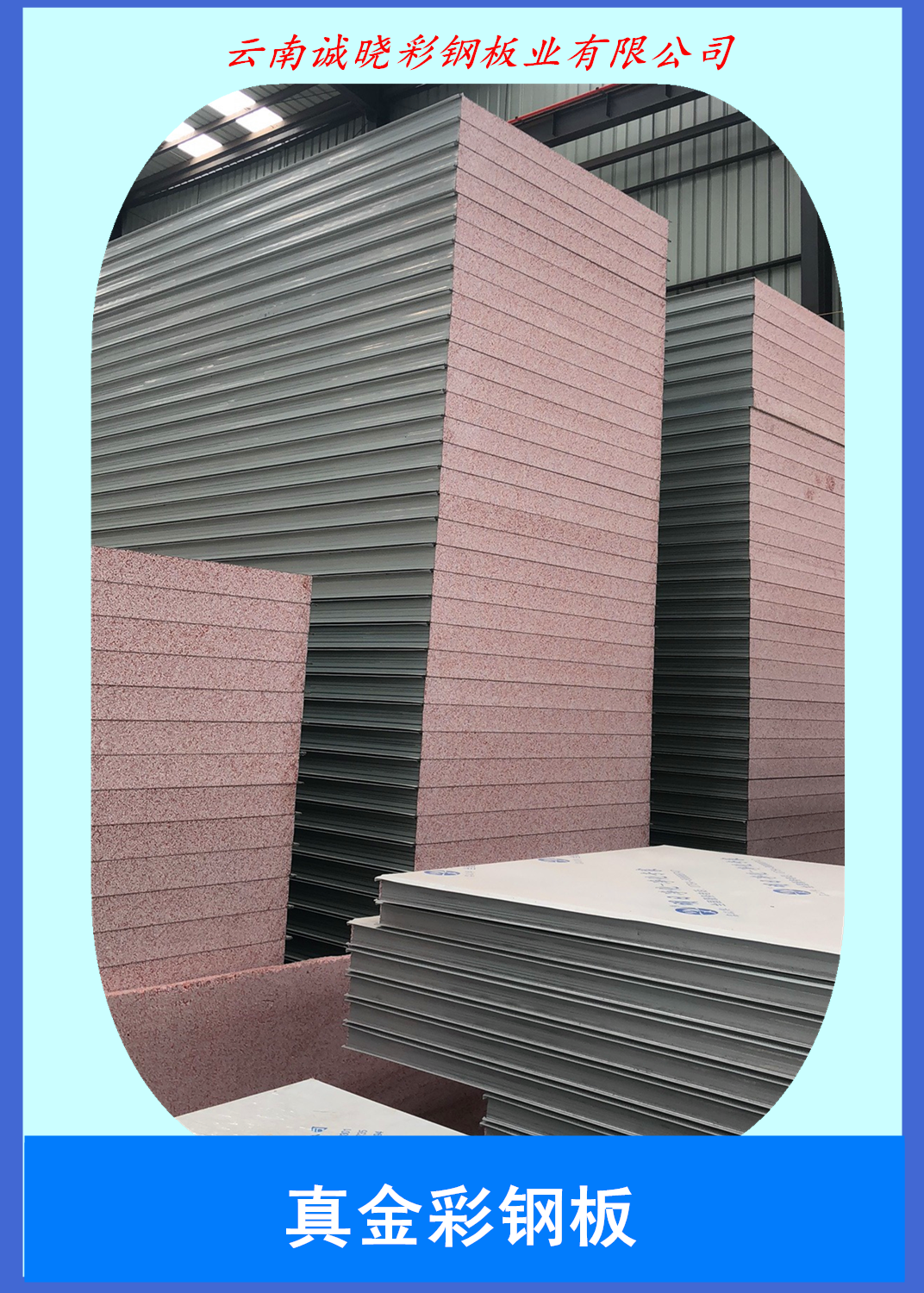 西山區(qū)真金彩鋼板圖片