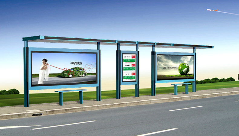 候車(chē)亭圖片/候車(chē)亭樣板圖 (2)