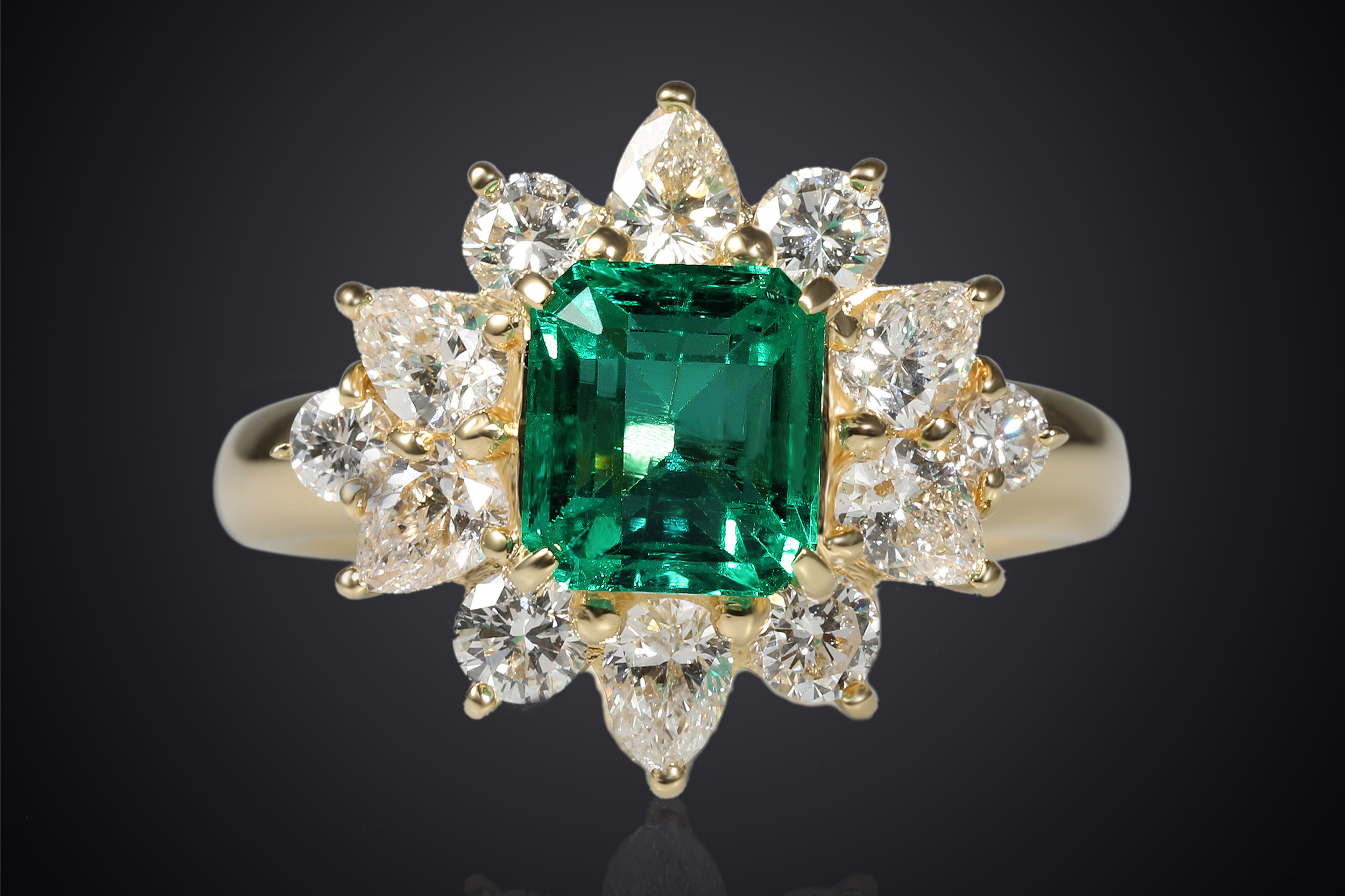 祖母綠戒指圖片/祖母綠戒指樣板圖 (3)