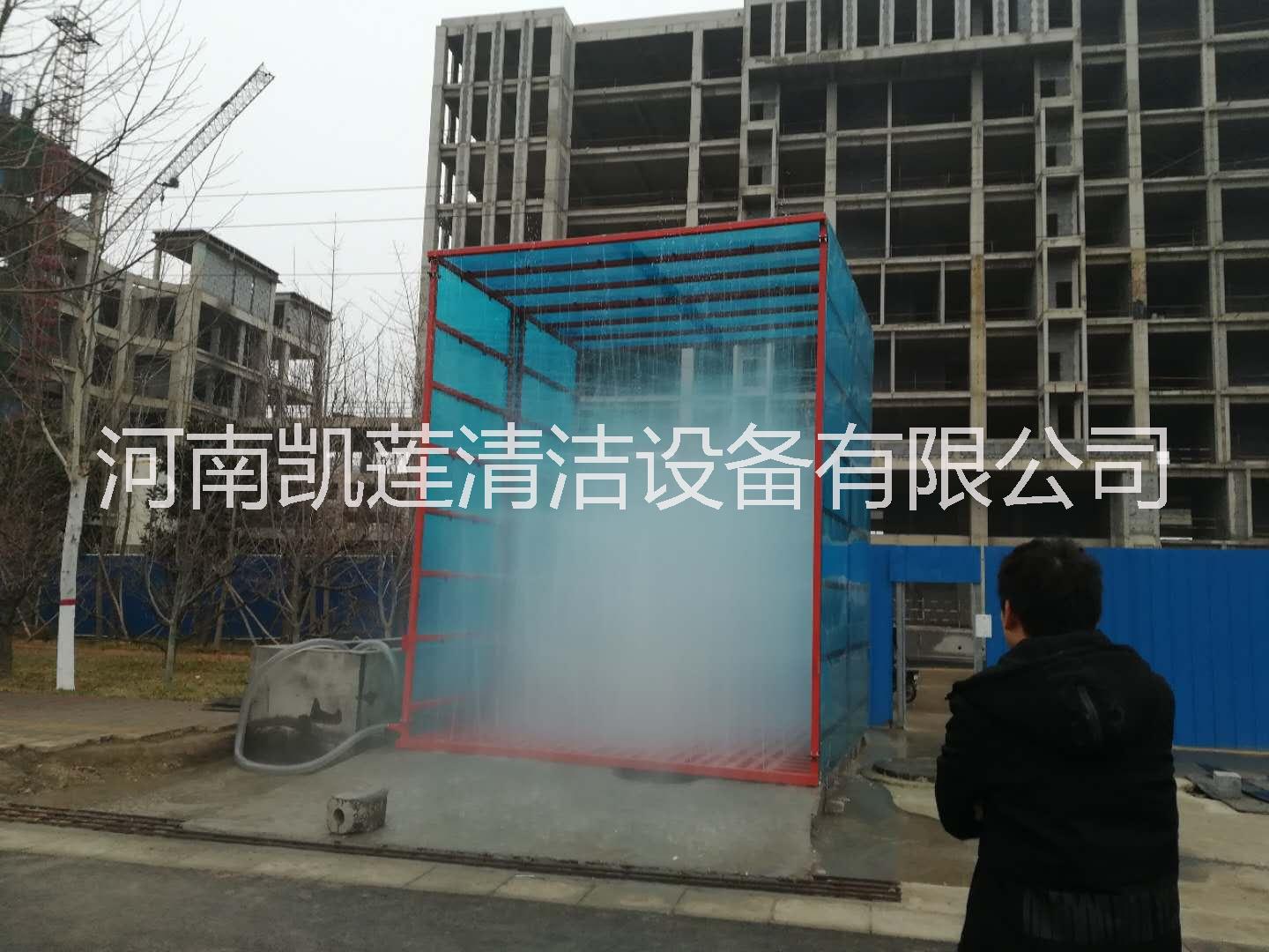 迈极MO-100T工程洗轮机，湖南建筑工地封闭式全车清洗机