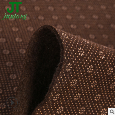 點(diǎn)塑滴塑針刺無(wú)紡布 定制家居家紡防滑無(wú)紡布圖片