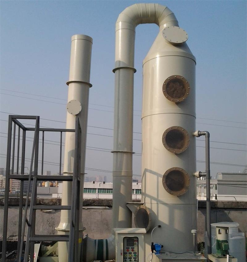 水噴淋廢氣凈化器，水噴淋吸附塔圖片/水噴淋廢氣凈化器，水噴淋吸附塔樣板圖 (3)