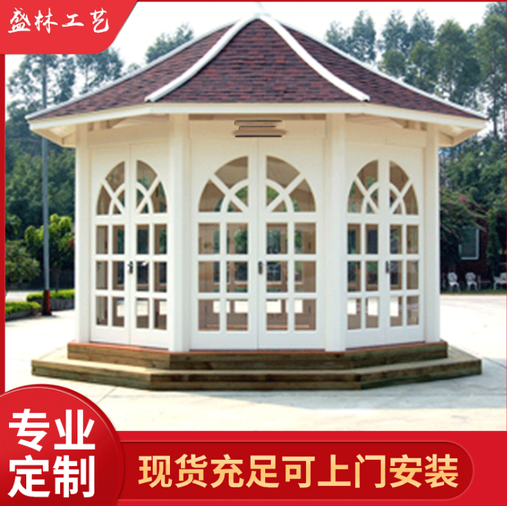 防腐木涼亭圖片