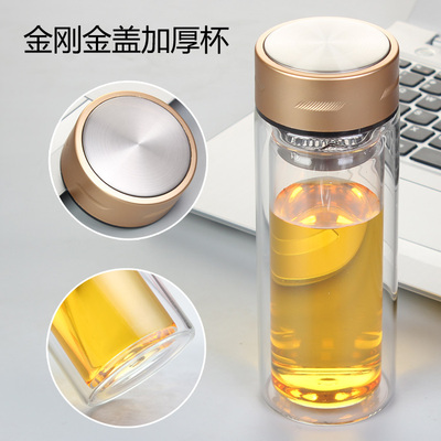 雙層玻璃杯定制logo圖片/雙層玻璃杯定制logo樣板圖 (3)