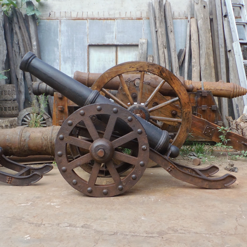 T139 鐵炮 火炮 長155cm仿古鐵炮 鎮(zhèn)宅工藝品擺件