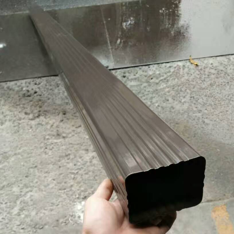 彩鋁合金別墅天溝雨水管屋面下水管圖片