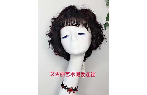 上海中老年女士真發(fā)短卷發(fā)假發(fā)套圖片/上海中老年女士真發(fā)短卷發(fā)假發(fā)套樣板圖 (4)
