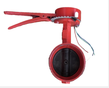 廠家直銷專業(yè)銷售 XD81X-1.6手柄溝槽信號蝶閥