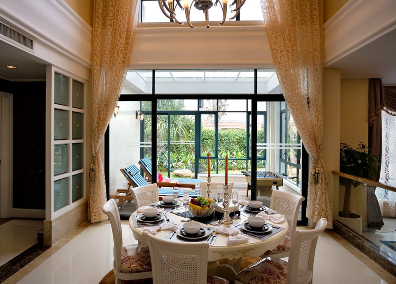 別墅窗簾圖片/別墅窗簾樣板圖 (3)