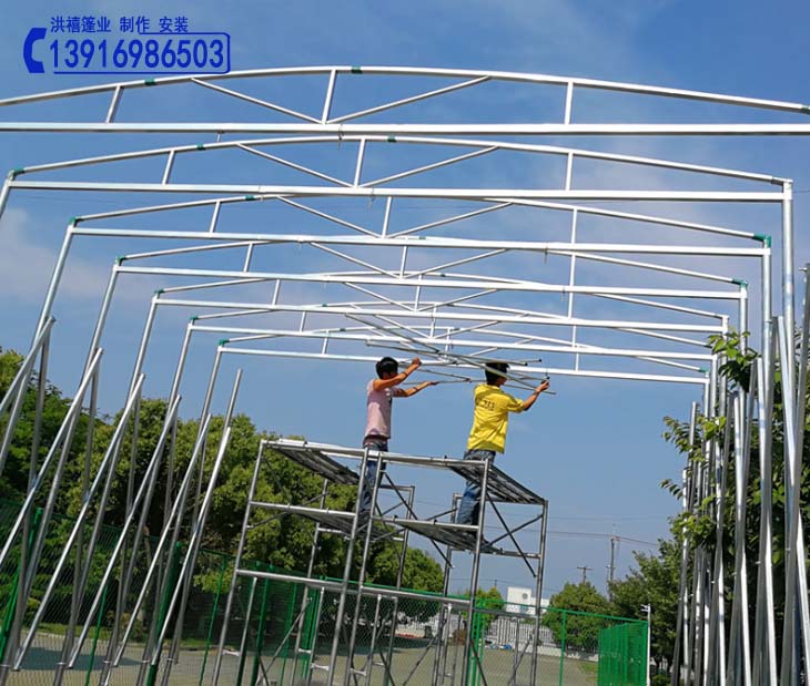 常熟市移動(dòng)伸縮雨棚 梅李鎮(zhèn)活動(dòng)棚圖片