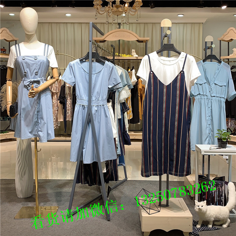 專柜撤柜杭州女裝品牌【朝花夕拾】2019當(dāng)季新款庫存尾貨