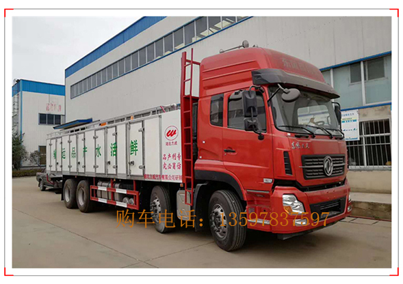 HLW5310TSC5DF型運魚車 東風(fēng)*后八運魚車價格 廠家 詳解 HLW5310TSC5DF運魚車