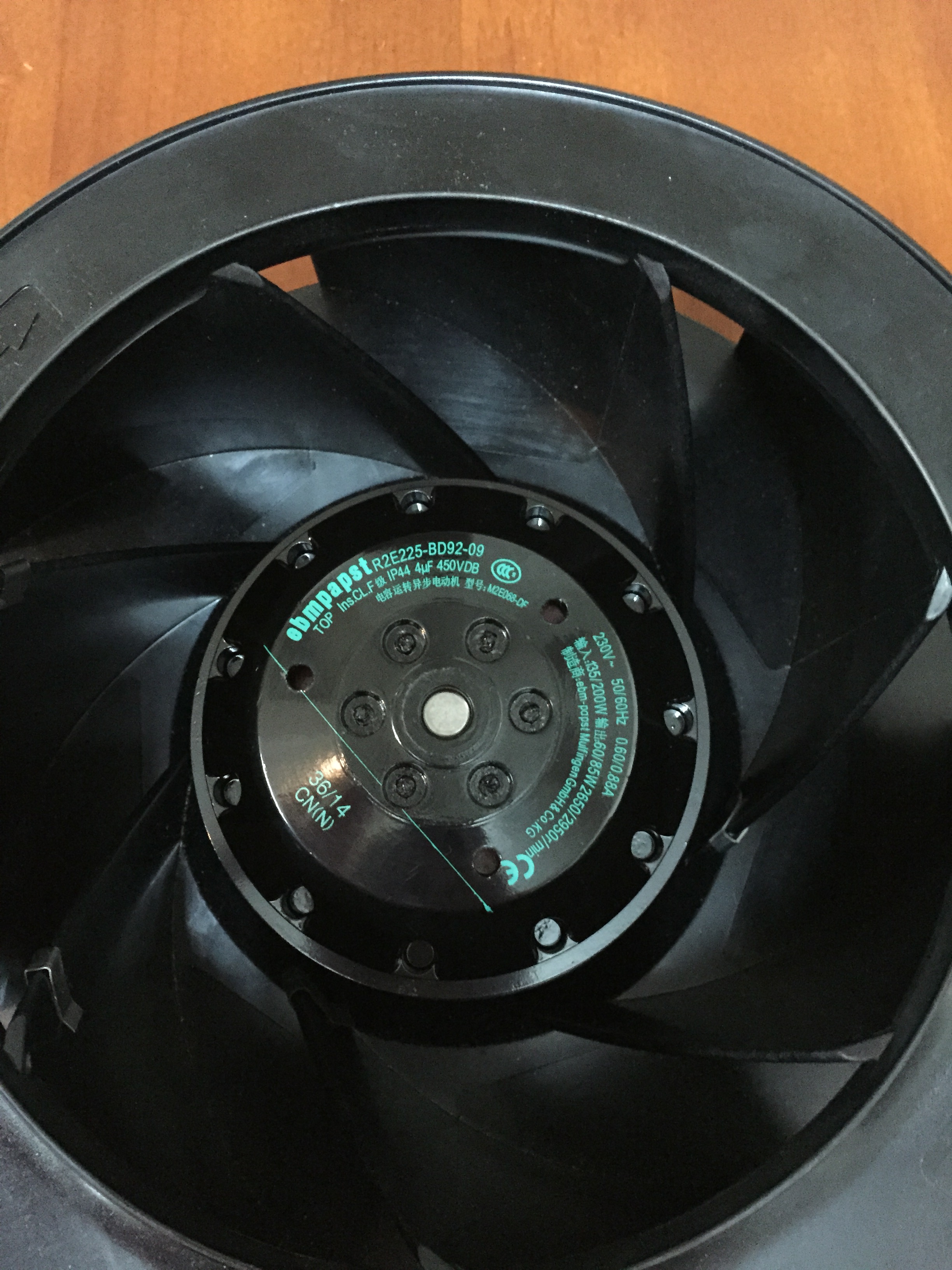 供應(yīng)ebmpapst離心渦輪風(fēng)機(jī) R2E225-BD92-09風(fēng)