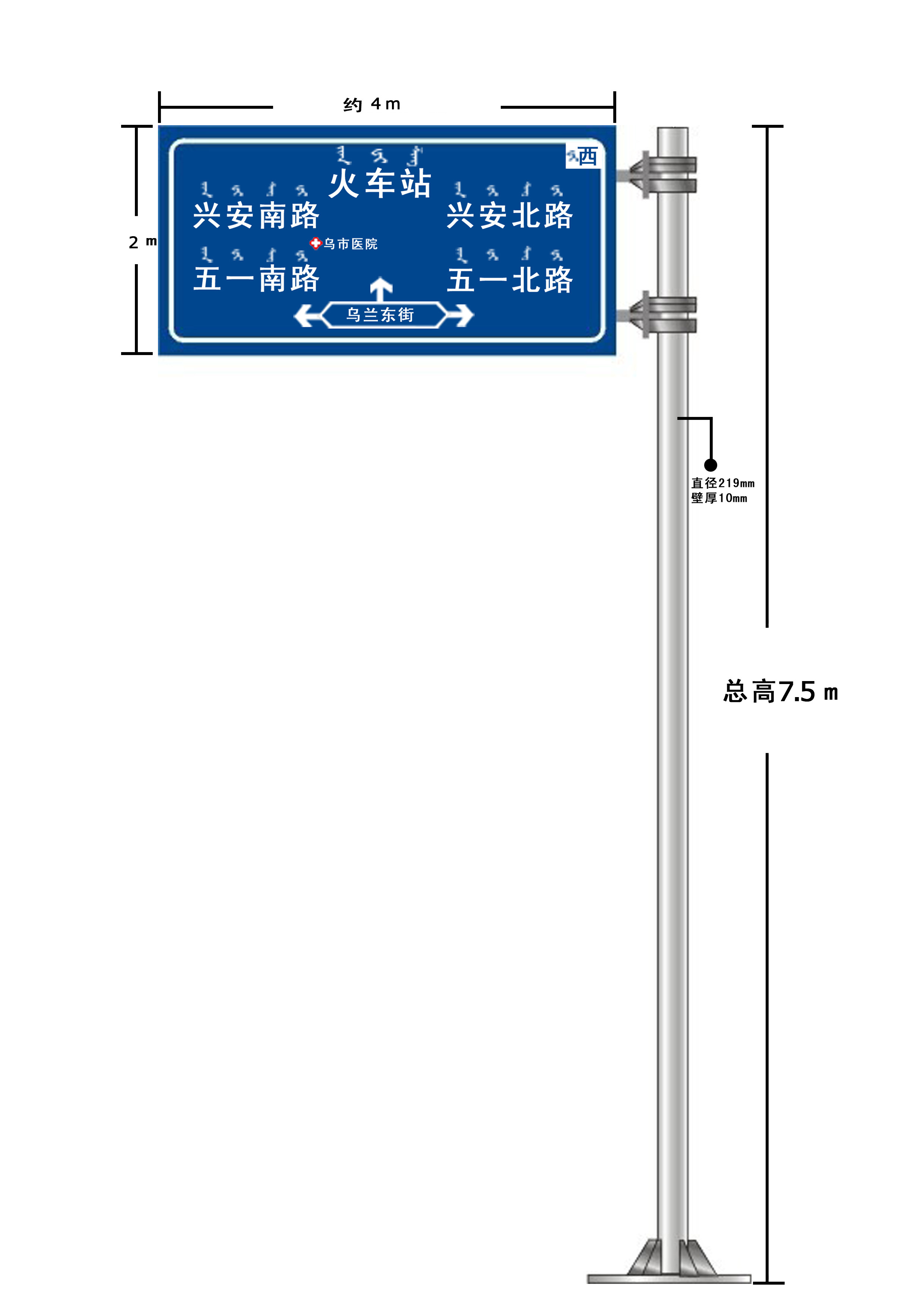 路名牌图片