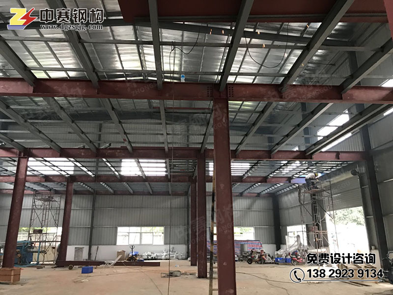 鋼結(jié)構(gòu)夾層施工圖片/鋼結(jié)構(gòu)夾層施工樣板圖 (3)