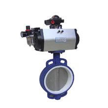 D671F氣動四氟密封蝶閥